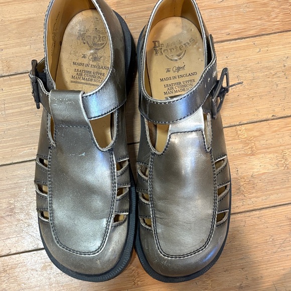 Dr. Martens Metallic Silver Women's Sandals - Picture 3 of 7